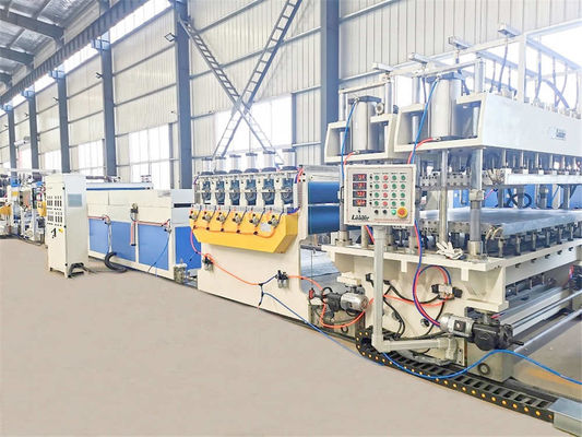 Polycarbonate Hollow Corrugated Board Making Machine double walls sheet